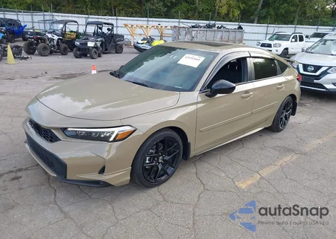 2025 Honda Civic Hybrid Sport z USA, uszkodzony, nr VIN 19XFL4H85SE010441